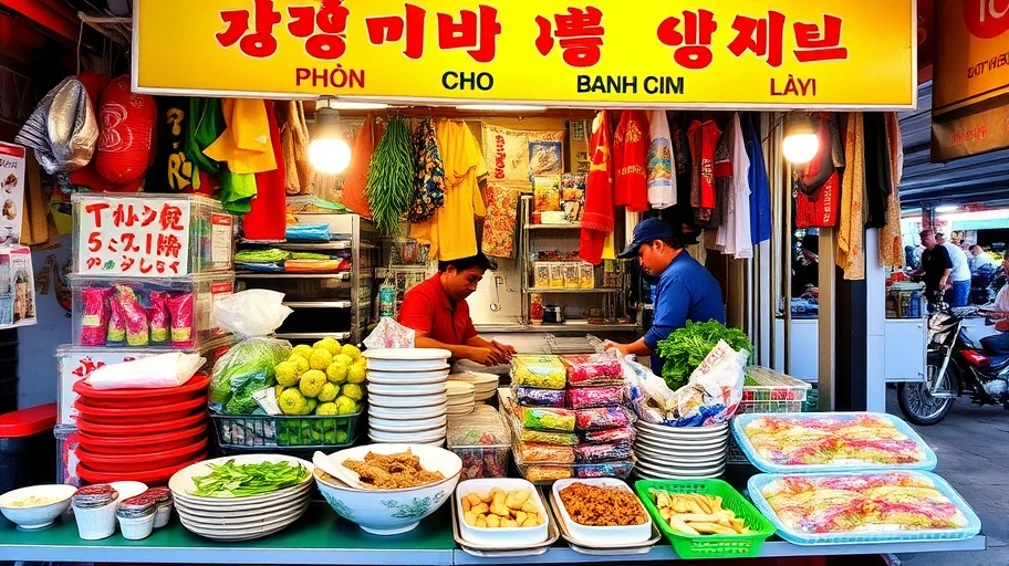 Ẩm thực đường phố Sài Gòn với Phở và Bánh mì