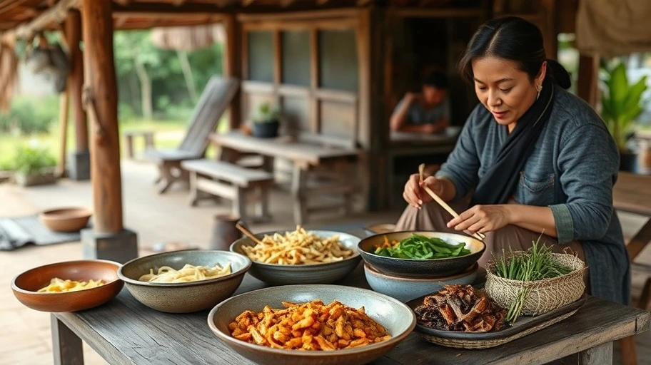 Ẩm thực và văn hóa bản địa tại Vang Vieng