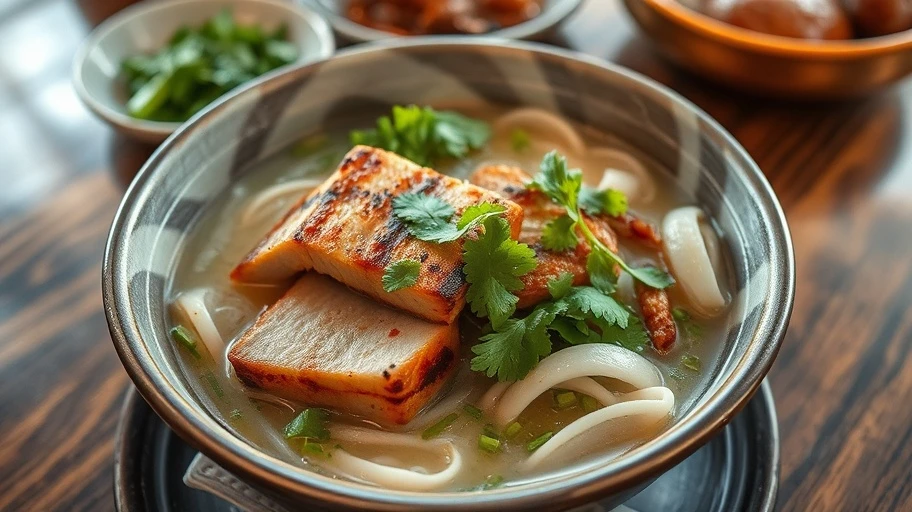 Ảnh bún chả thơm ngon tại Cầu Giấy