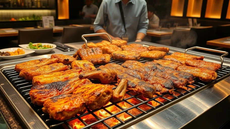 Ảnh đồ nướng hấp dẫn tại Cầu Giấy
