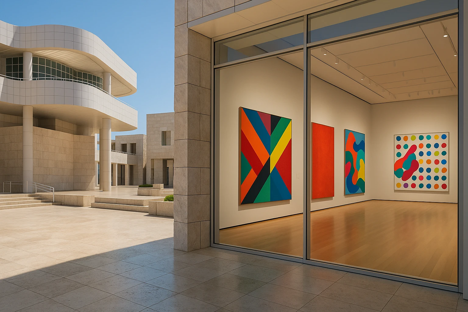 Bảo tàng Getty và LACMA tại Los Angeles