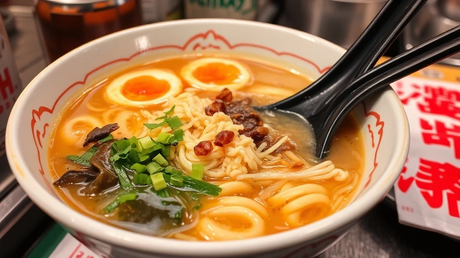 Bát ramen Hakata ngon tuyệt tại Fukuoka, Kyushu