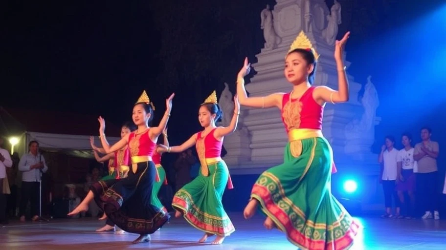Biểu diễn văn hóa Khmer tại Trà Vinh