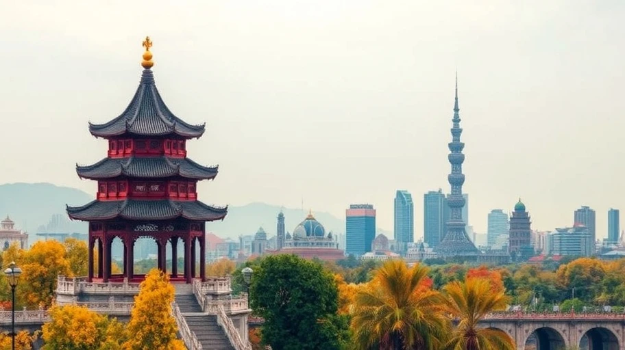 Cảnh đẹp Hà Nội vào mùa thu với các điểm du lịch nổi tiếng.