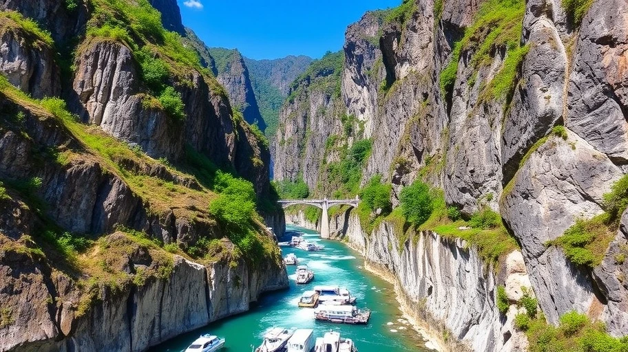 Công viên quốc gia Taroko với cảnh sắc thiên nhiên ấn tượng.