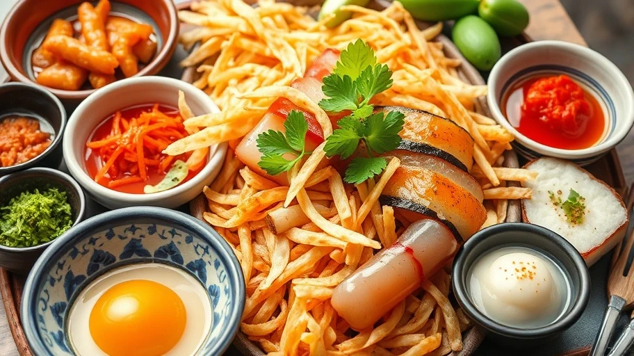 Fusion of cultural influences in Japanese cuisine.