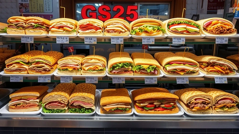Hình ảnh bánh mì sandwich tại GS25