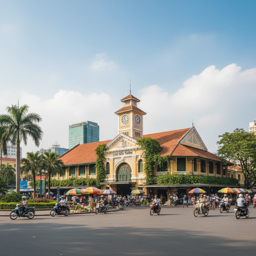 Hình ảnh Chợ Bến Thành tại TP. Hồ Chí Minh