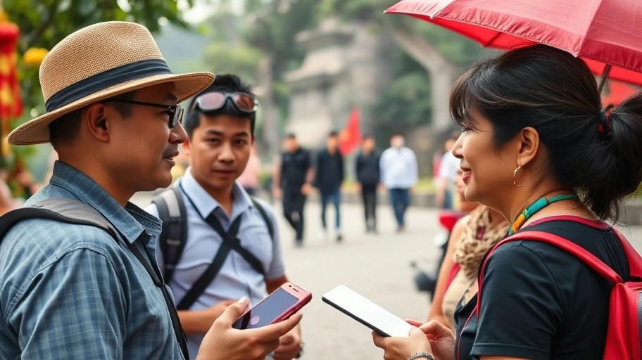 Hình ảnh khả năng ngôn ngữ của hướng dẫn viên du lịch