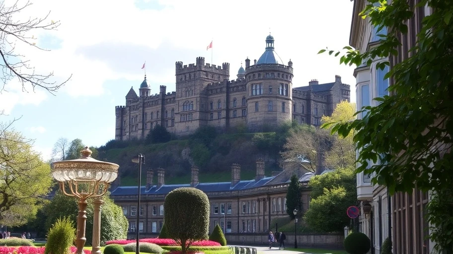 Hình ảnh lâu đài Edinburgh