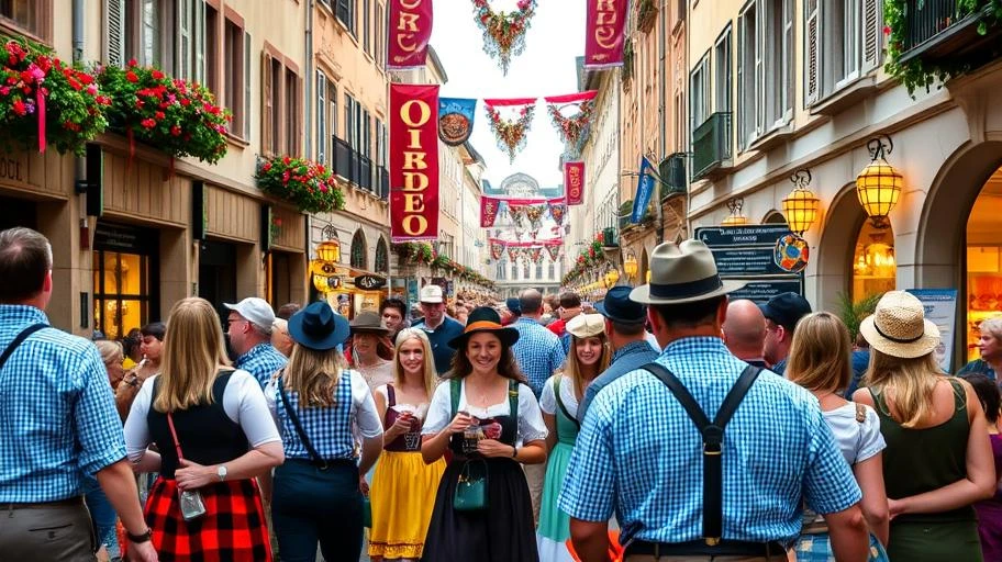 Hình ảnh lễ hội Oktoberfest ở Munich, Đức