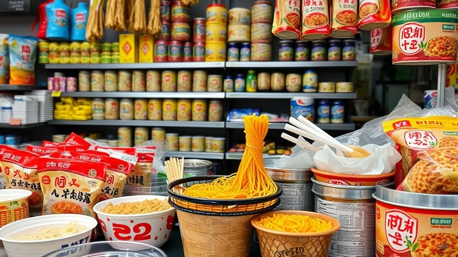 Hình ảnh mì và cơm hộp tại GS25
