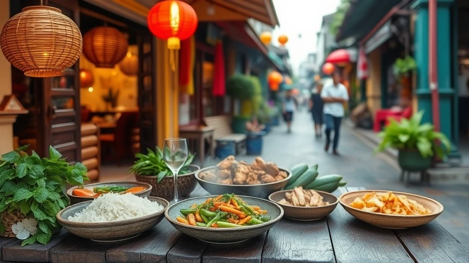 Hình ảnh món ăn nổi bật tại phố cổ Hội An