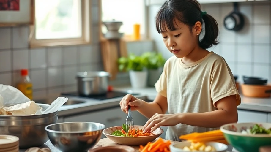 Hình ảnh sáng tạo món ăn đơn giản từ nguyên liệu có sẵn