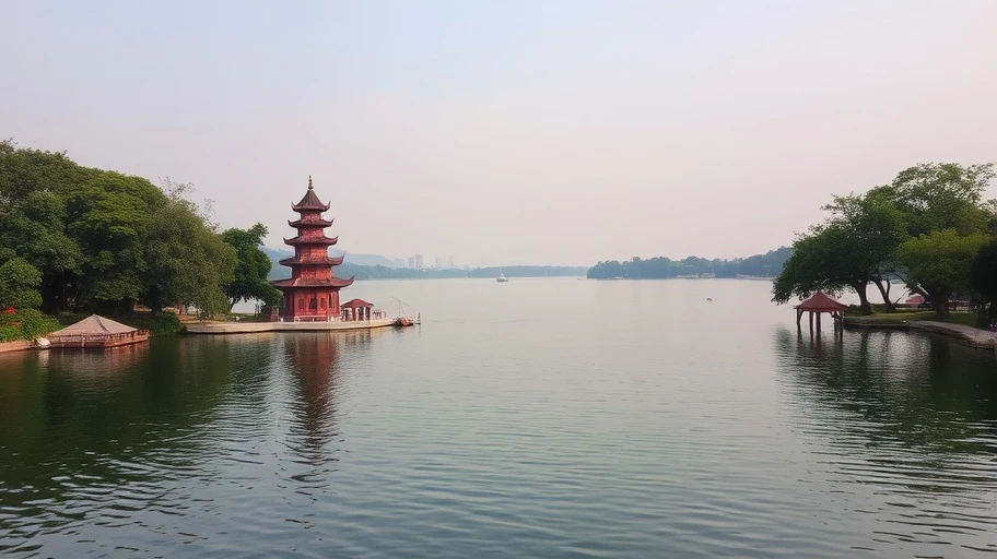 Hồ Hoàn Kiếm ở Hà Nội, Việt Nam
