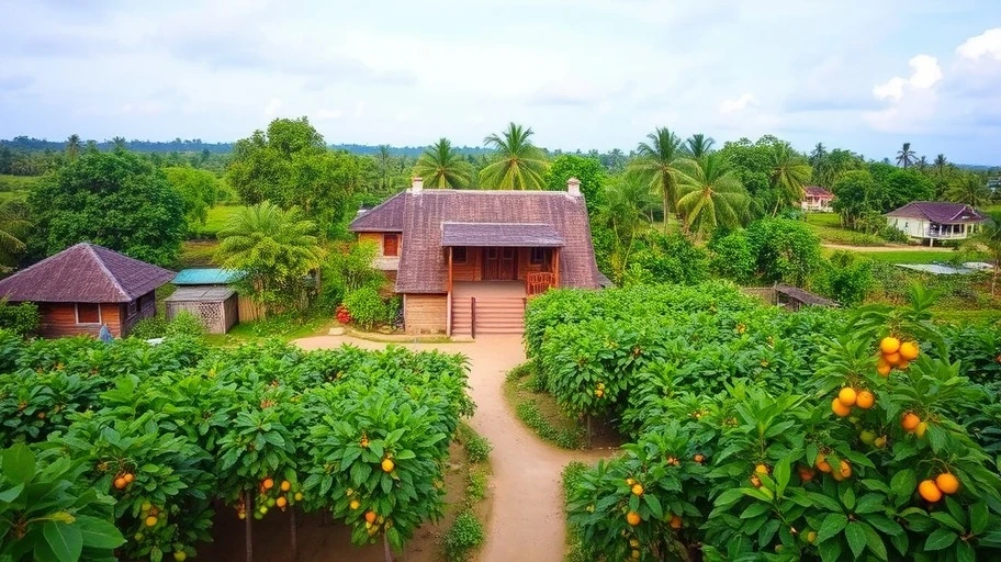Homestay miền Tây giữa vườn cây