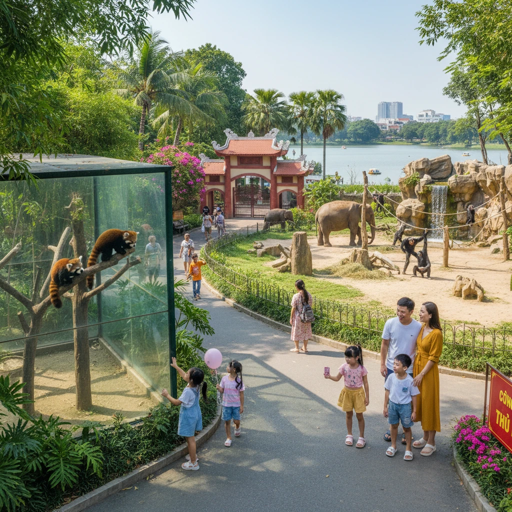 Khám phá động vật tại Thủ Lệ gần Hà Nội