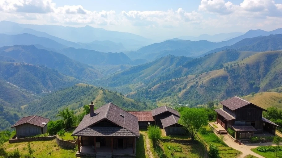 Khung cảnh Cao Nguyên Sìn Hồ tại Lai Châu