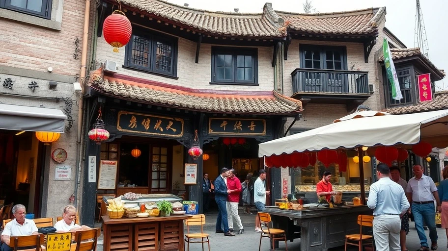 Kiến trúc và ẩm thực tại Phố Cổ Jinli