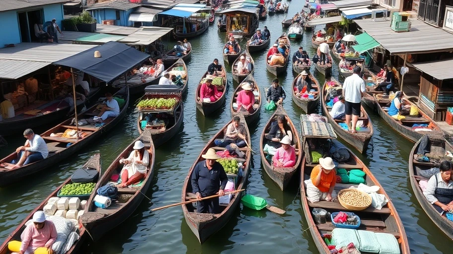 Kinh nghiệm du lịch chợ nổi miền Tây