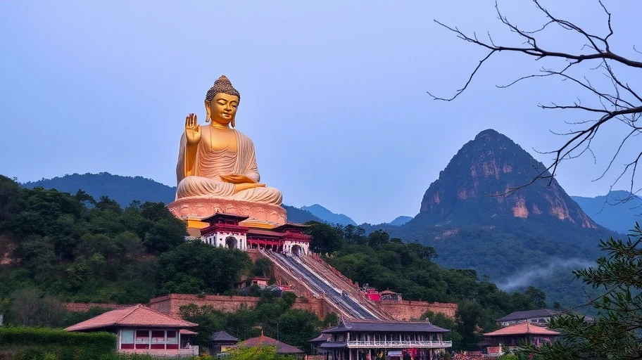 Lạc Sơn Đại Phật gần Thành Đô