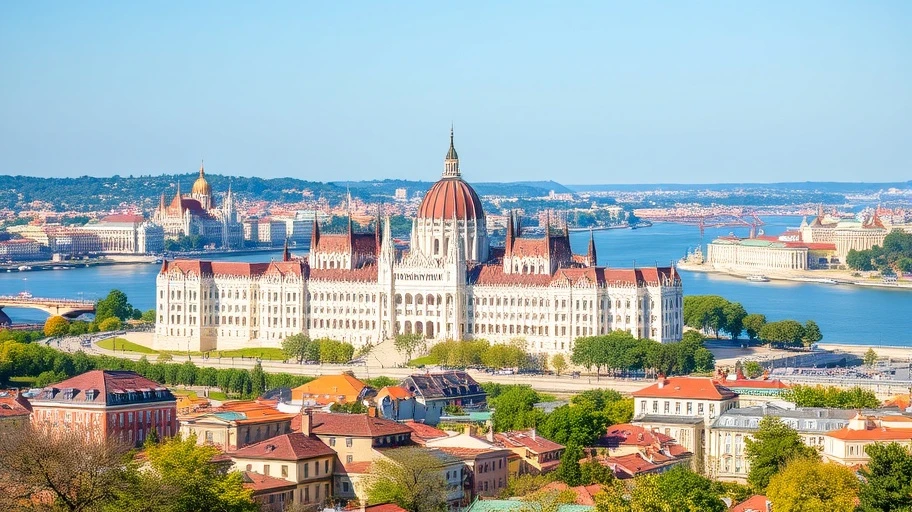 Lâu đài Buda tráng lệ ở Budapest