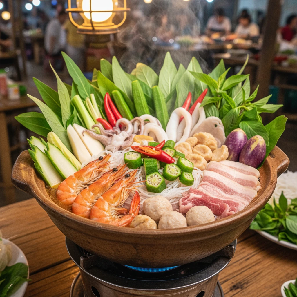 Lẩu mắm đặc sản Bến Tre