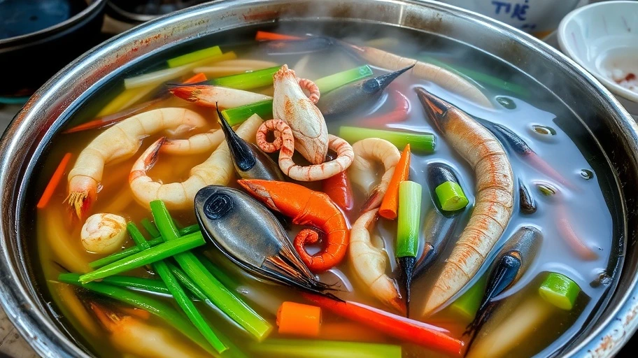 Lẩu mắm hải sản phong vị Bạc Liêu