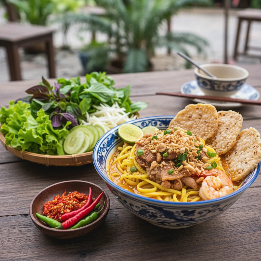 Mì Quảng đặc trưng tại Hội An