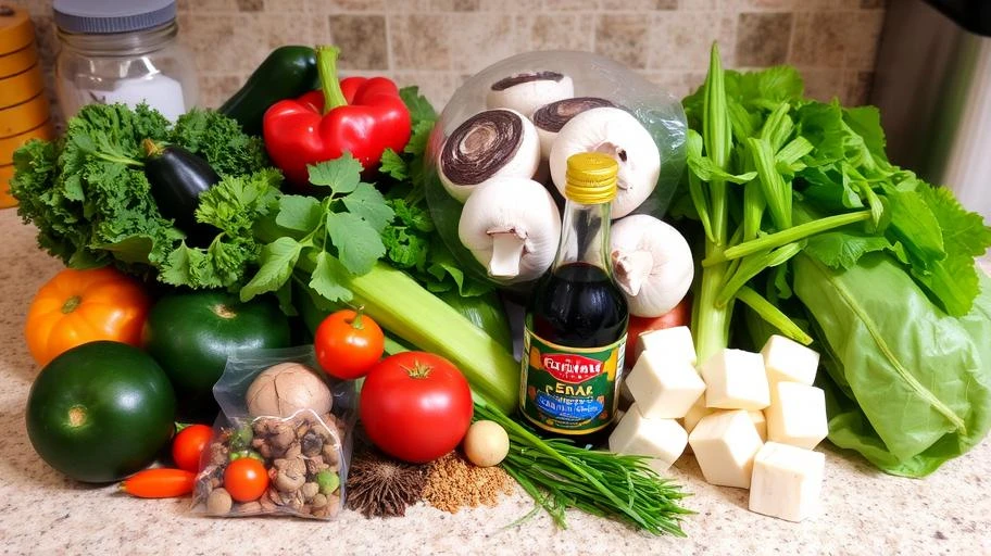 Nguyên liệu cần thiết cho món ăn chay