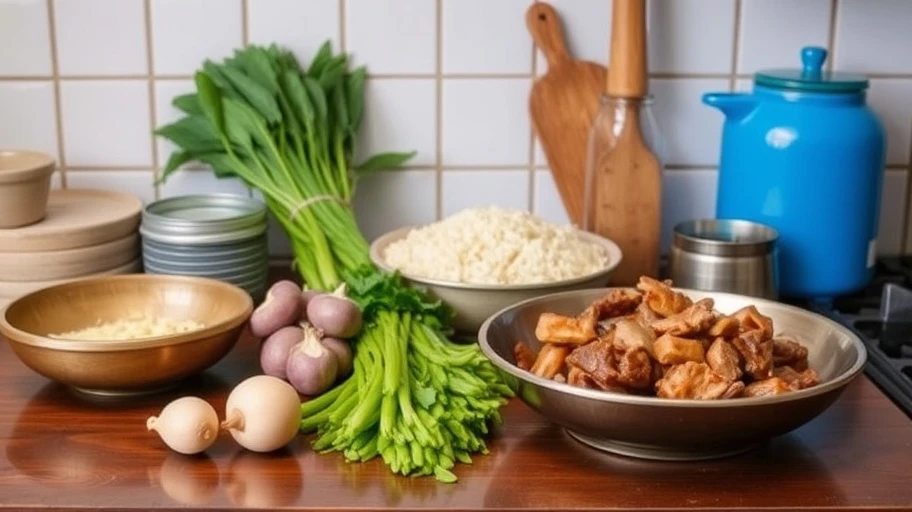 Nguyên liệu và cách làm cơm chiên dưa bò