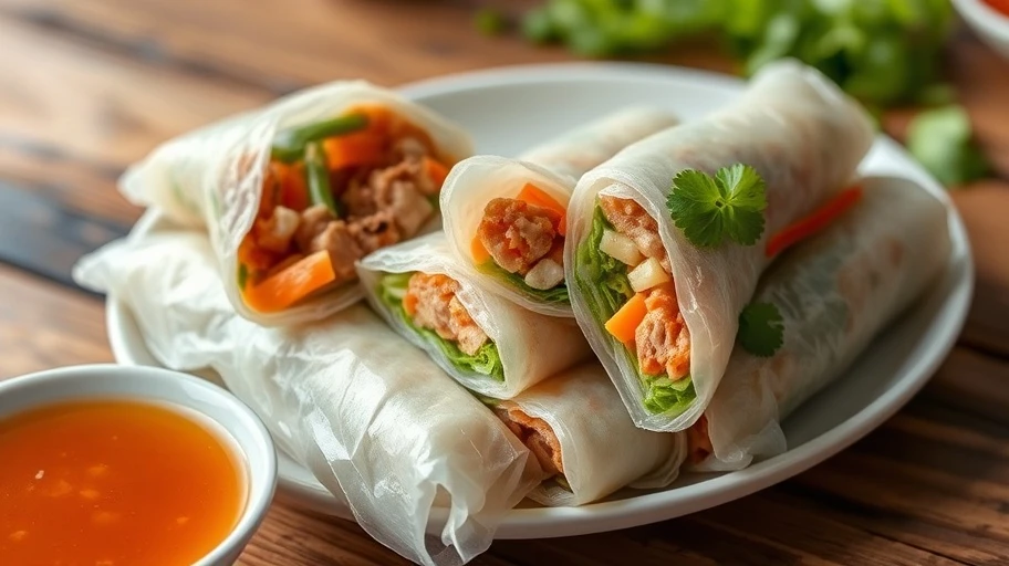 Phở cuốn lựa chọn món ăn sáng đơn giản tại nhà