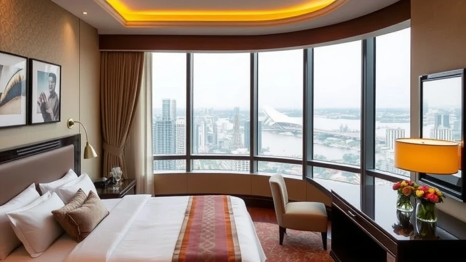 Phòng nghỉ tại Vinpearl Luxury Landmark 81.