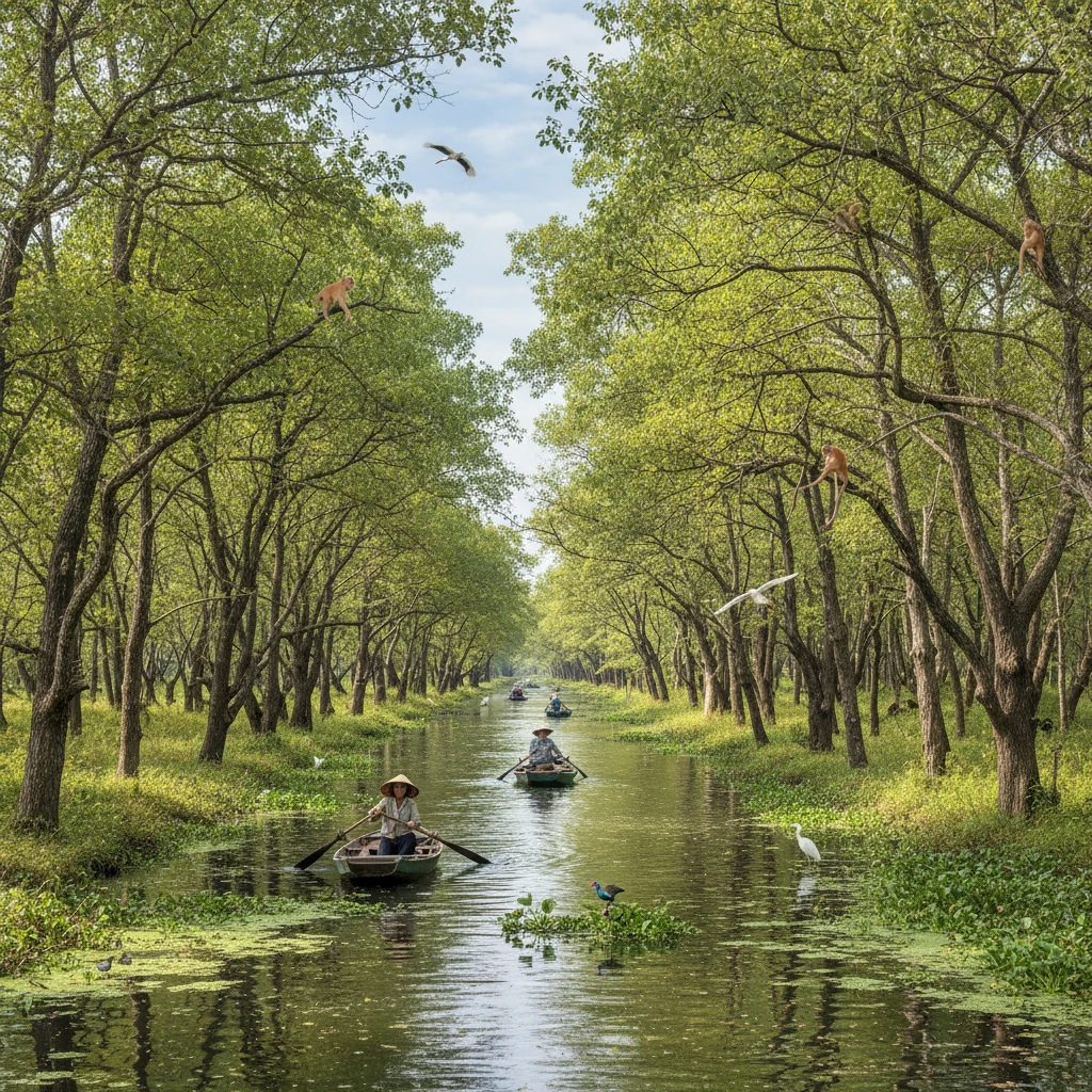 Rừng Tràm Trà Sư An Giang Châu Đốc