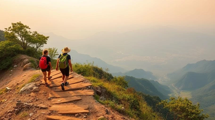 Trekking núi ở An Lão, Bình Định