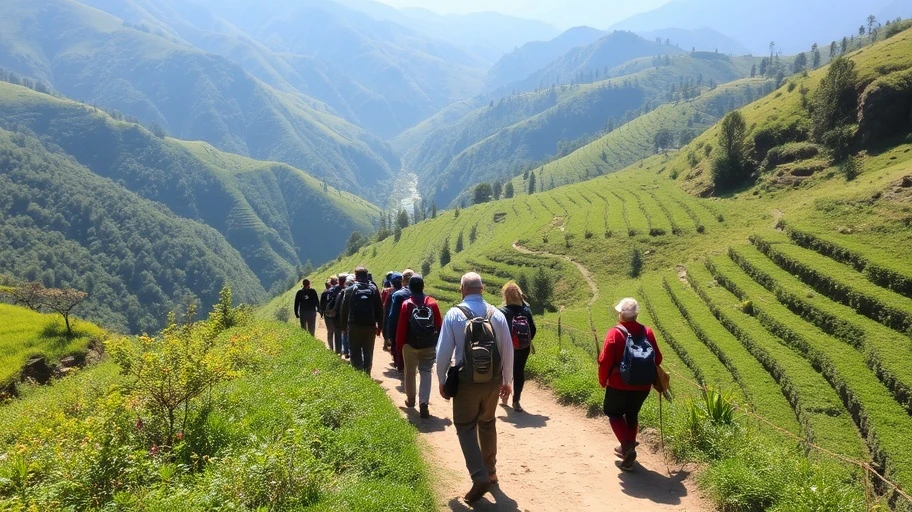 Trekking ở Sapa với khung cảnh thiên nhiên