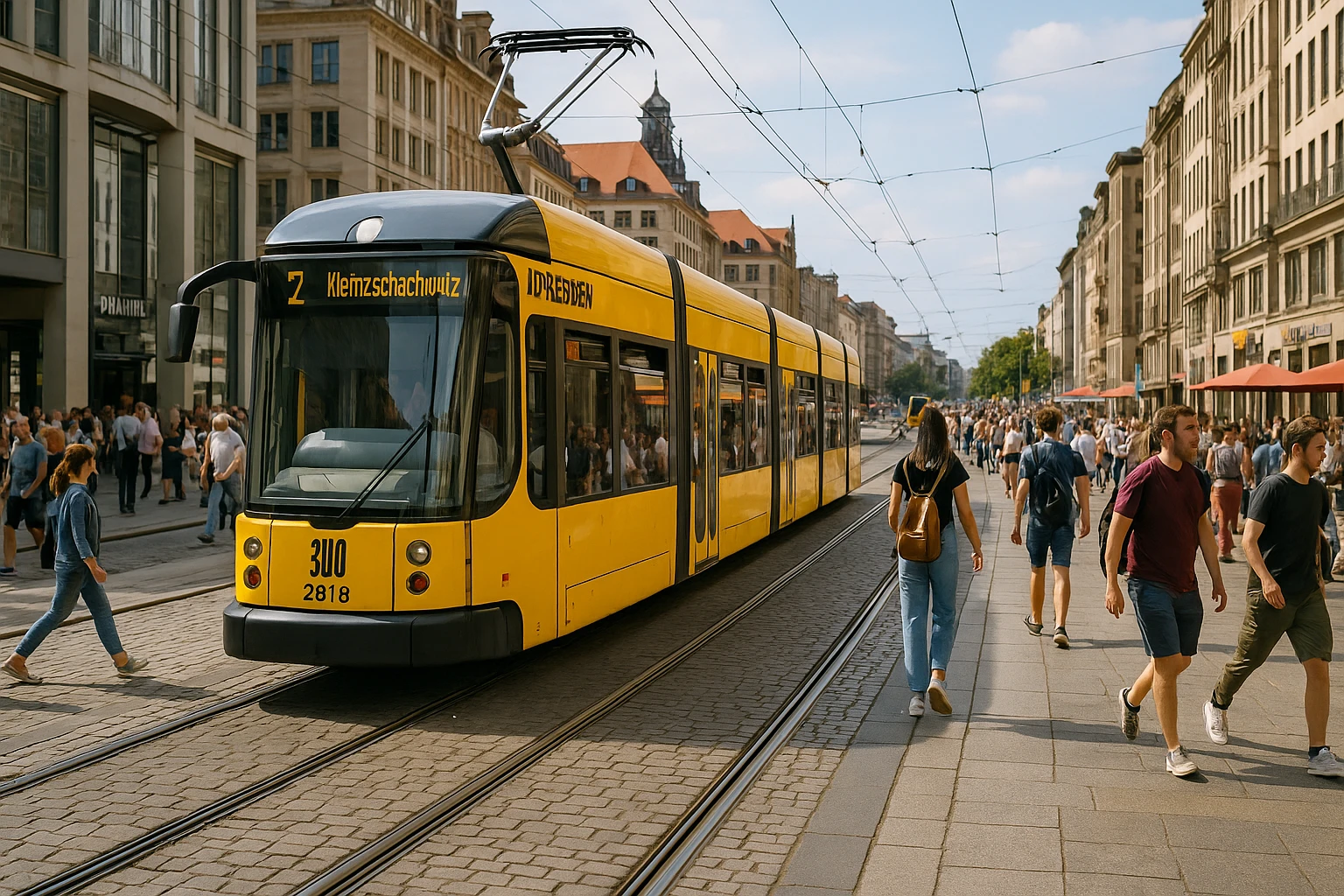 Xe điện tại Dresden